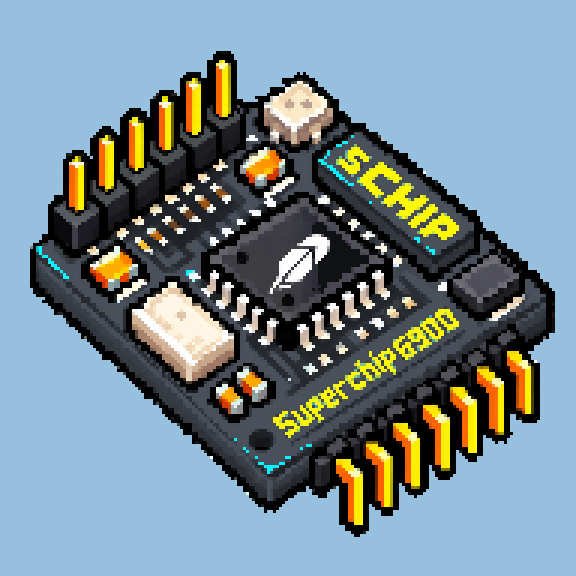 Quantum Superchip Gunmetal chip #0012