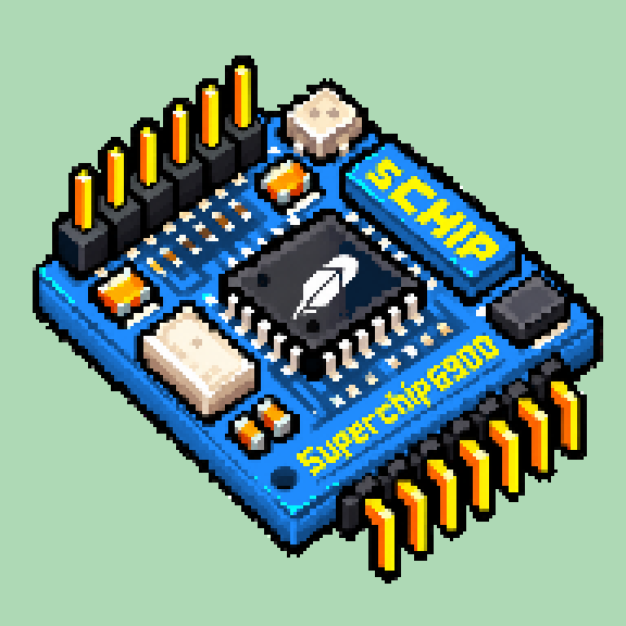 Quantum Superchip Steel Blue chip #0016