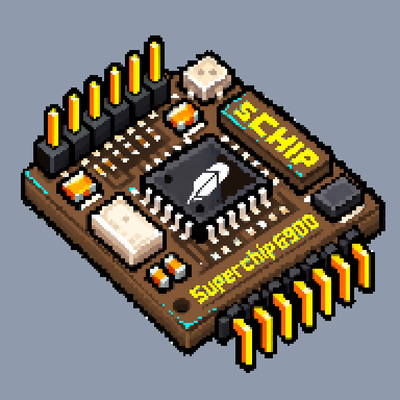Quantum Superchip Walnut chip #0017
