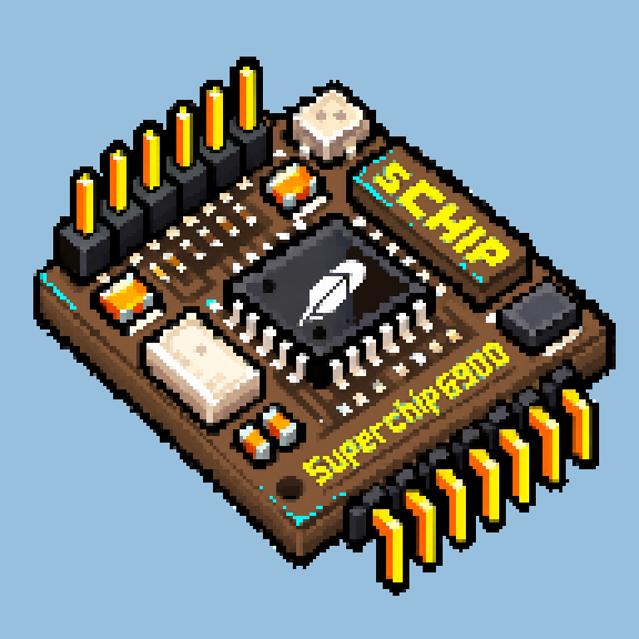 Quantum Superchip Walnut chip #0024