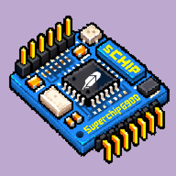 Quantum Superchip Steel Blue chip #0025