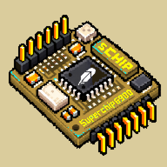 Quantum Superchip Brass chip #0030