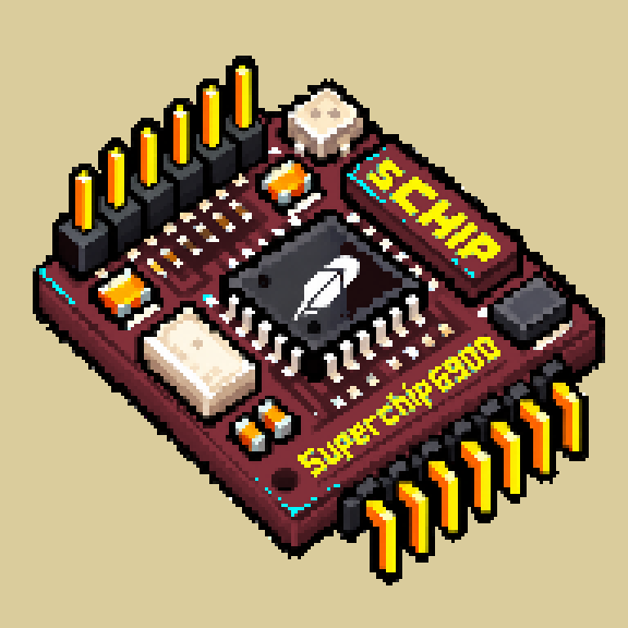 Quantum Superchip Oxblood chip #0033