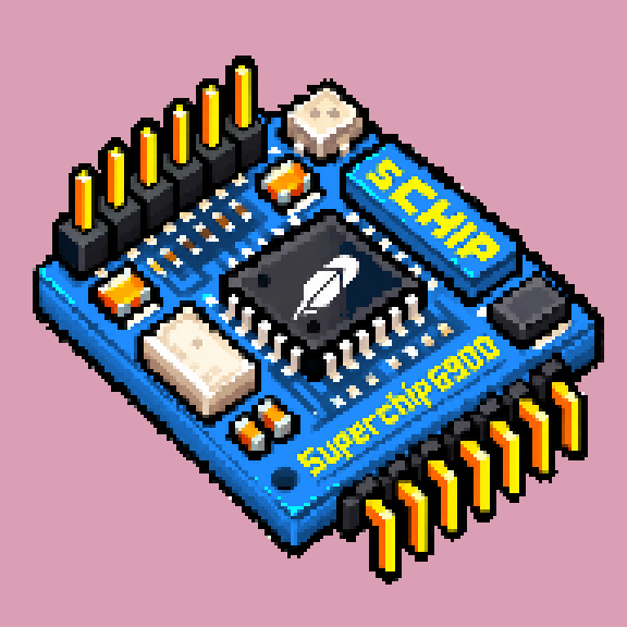 Quantum Superchip Steel Blue chip #0042