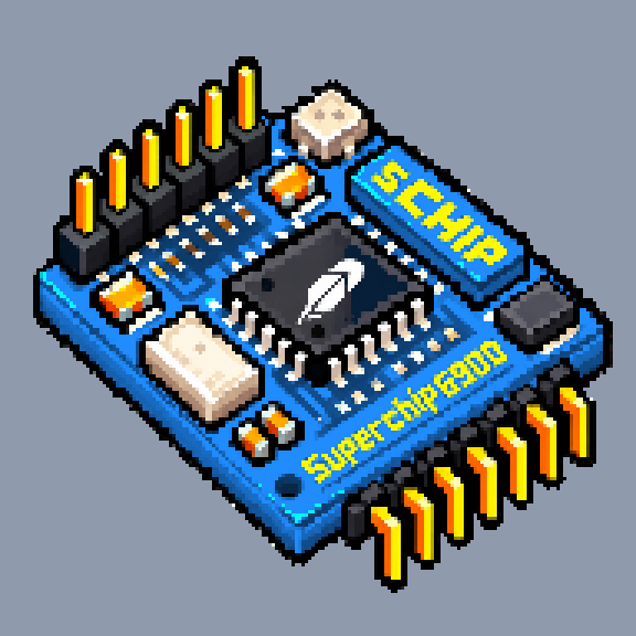 Quantum Superchip Steel Blue chip #0048